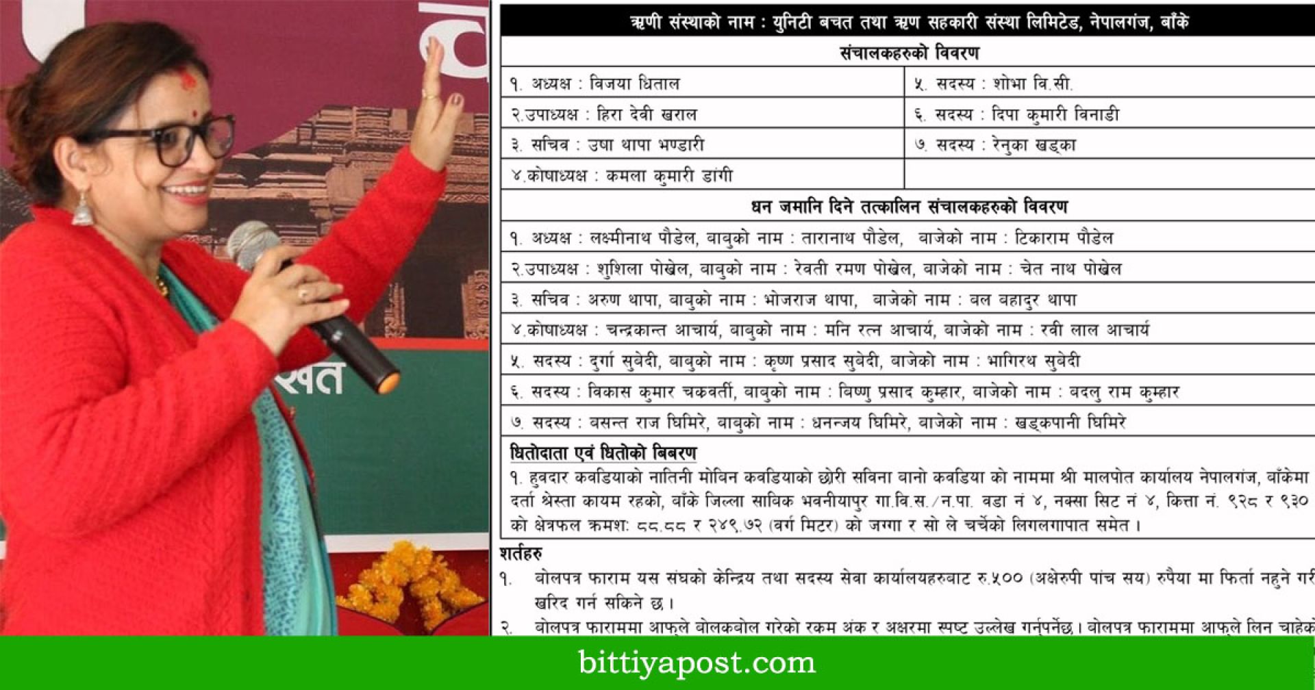 सहकारी बैंकका सञ्चालक धिताल अध्यक्ष रहेको संस्थाले तिरेन नेफ्स्कूनको ऋण